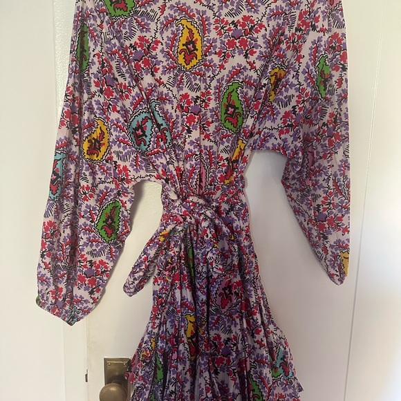 Rhode Purple Paisley Ella Dress - Picture 3 of 4
